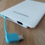 MiniPowerPack-Externe-Accu-2500mAh-GADMEI MicroUSB lader - batterij