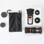 Zoomlens-5 Macro - breedhoek - fisheye 10x zoom voor smartphone