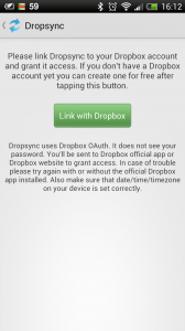 Dropsync Link to Dropbox