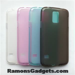 Samsung Galaxy S5 Silicone Case - Zwart - Blauw - Roze - Transparant-wit