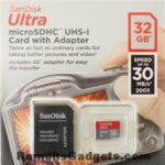 SanDisk Ultra MicroSDHC UHS-1 32GB (1)