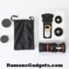 Zoomlens-5 Macro - breedhoek - fisheye 10x zoom voor smartphone