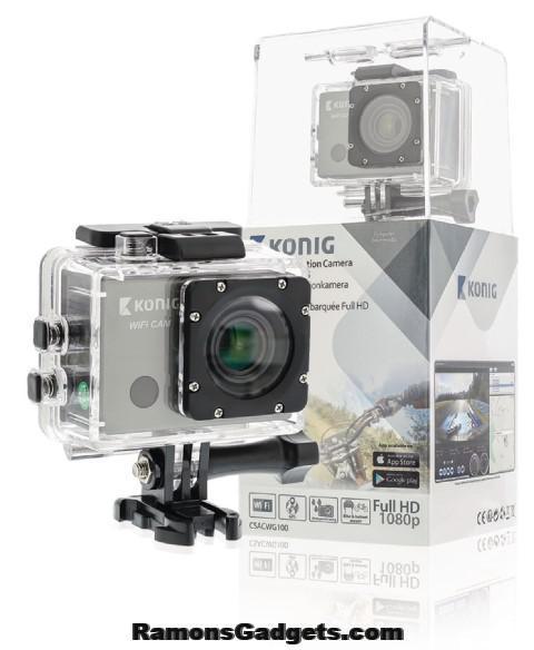bewaker Ontwapening Voorverkoop König Full HD Action Camera met WiFi en GPS – Review | RamonsGadgets.com