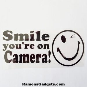 Sticker Smile Youre on camera