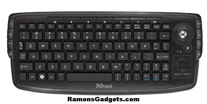 Trust Wireless Multimedia Keyboard - Adura